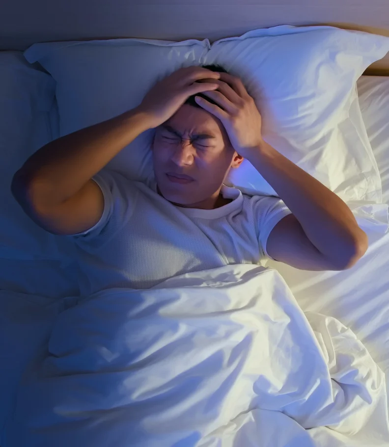 man experiencing headaches in Boone IA